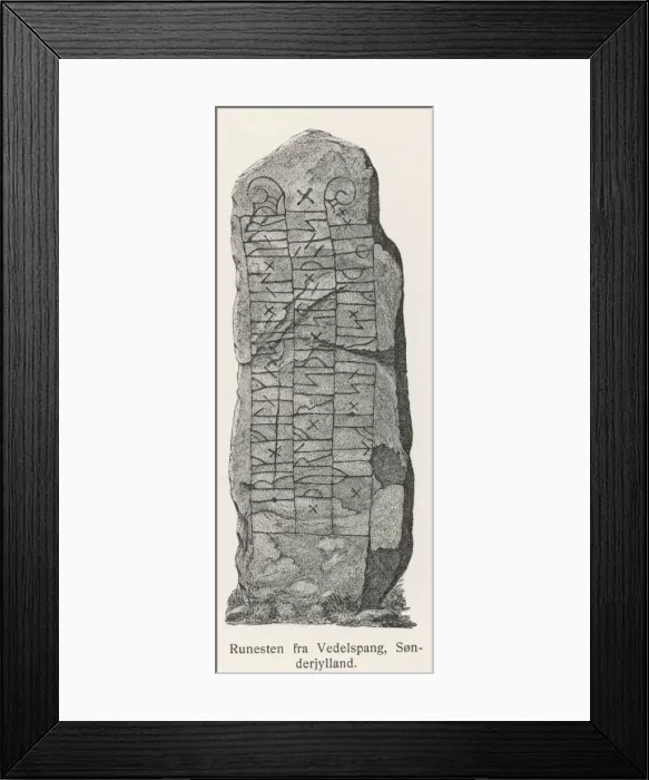 Framed Print : Writing / Runes Framed Print : Writing / Runes