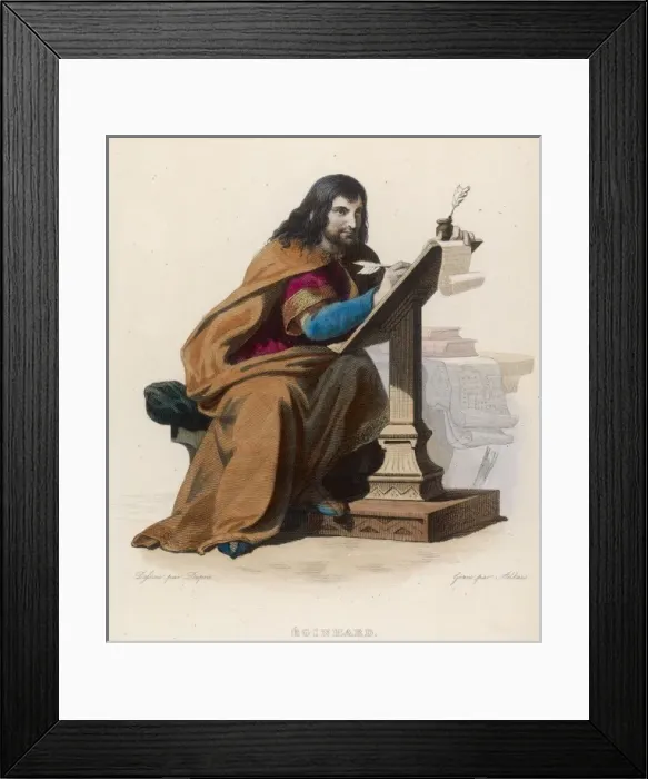 Framed Print : EGINHARD French Chronicler of Charlemagne Framed Print : EGINHARD French Chronicler of Charlemagne