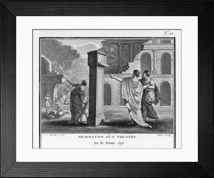 Framed Print : Theatre / Classical / Roman Framed Print : Theatre / Classical / Roman