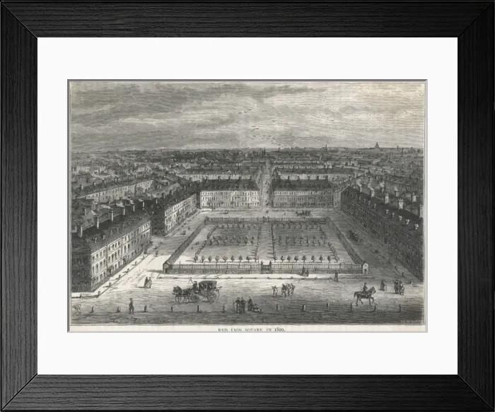 Framed Print : London / Red Lion Square Framed Print : London / Red Lion Square