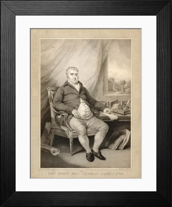 Framed Print : Charles James Fox / Smith Framed Print : Charles James Fox / Smith