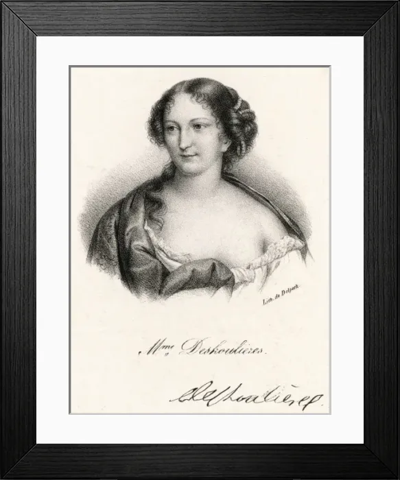 Framed Print : DESHOULIERES (1638 - 169 Framed Print : DESHOULIERES (1638 - 169
