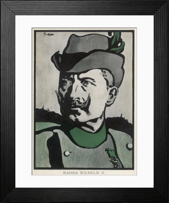 Framed Print : Wilhelm II 1907 Framed Print : Wilhelm II 1907
