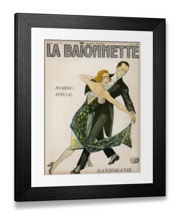 Framed Print : Dansomania 1919 Framed Print : Dansomania 1919