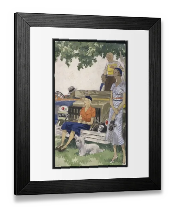 Framed Print : Spectators & Cars / 163 Framed Print : Spectators & Cars / 163