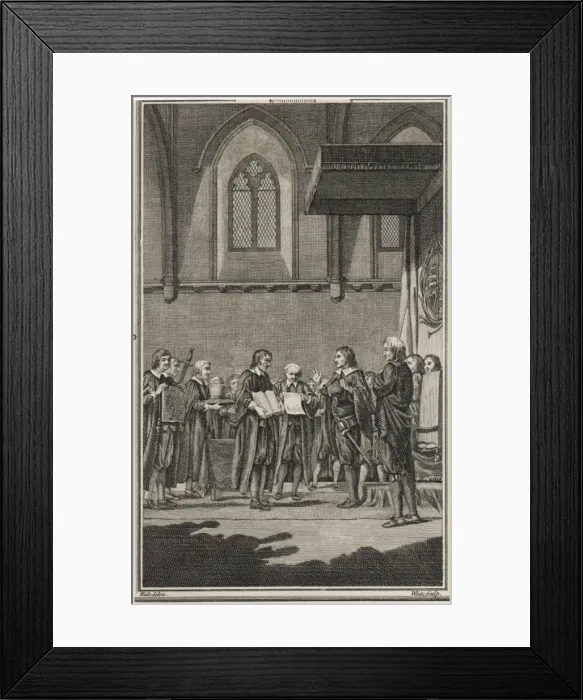 Framed Print : Cromwell / Inaugurated1653 Framed Print : Cromwell / Inaugurated1653