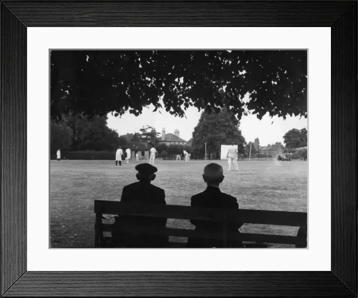 Framed Print : 1950S Cricket Match / Kent Framed Print : 1950S Cricket Match / Kent