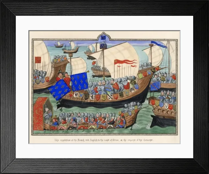 Framed Print : Froissart / Vessels / Africa Framed Print : Froissart / Vessels / Africa