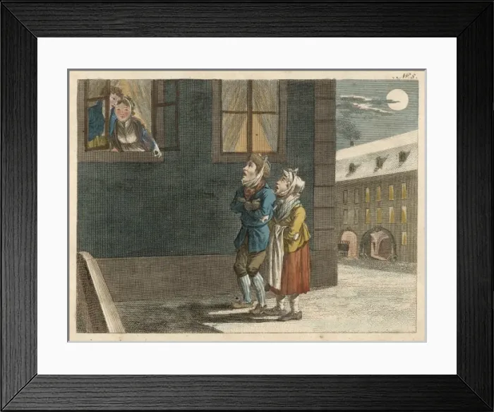 Framed Print : Thalberg / Carol Singers Framed Print : Thalberg / Carol Singers