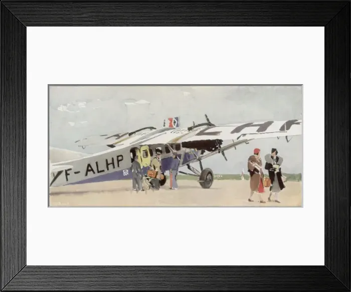 Framed Print : Air France / Farman / 1934 Framed Print : Air France / Farman / 1934
