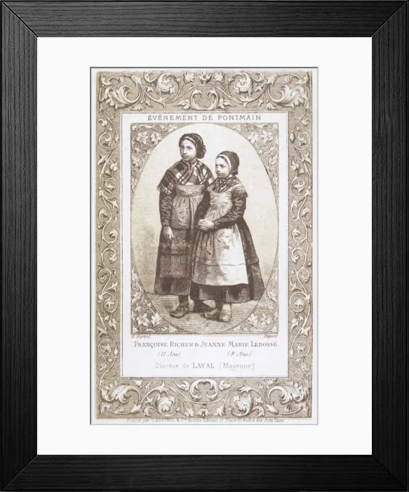 Framed Print : Pontmain Witnesses - 4 Framed Print : Pontmain Witnesses - 4