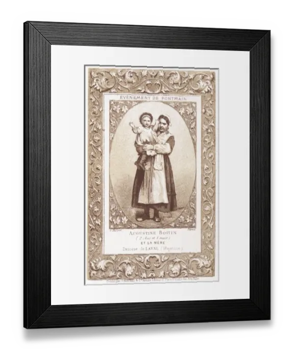 Framed Print : Pontmain Witnesses - 2 Framed Print : Pontmain Witnesses - 2
