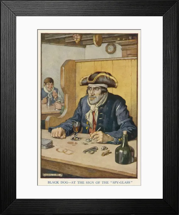 Framed Print : Treasure Isle / Black Dog Framed Print : Treasure Isle / Black Dog