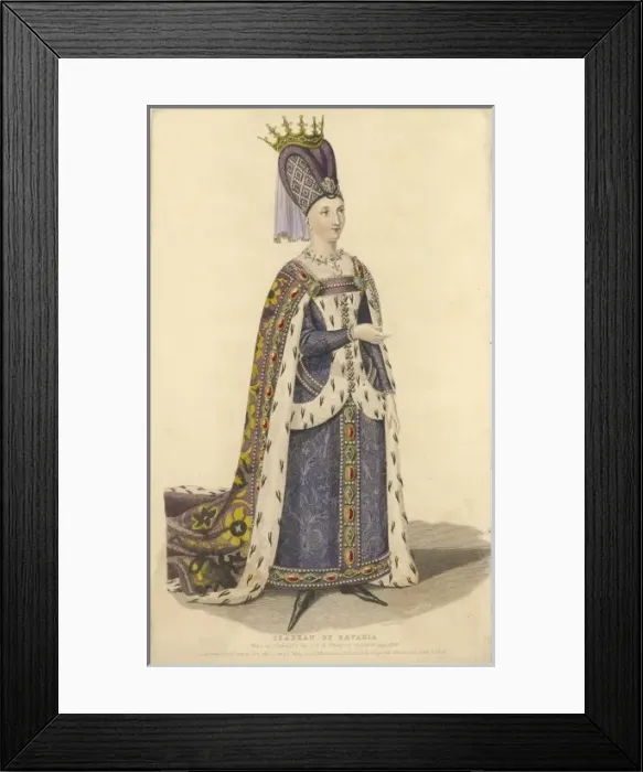 Framed Print : Isabeau De Baviere Framed Print : Isabeau De Baviere