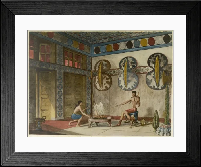 Framed Print : Palace Minos Hall Axes Framed Print : Palace Minos Hall Axes