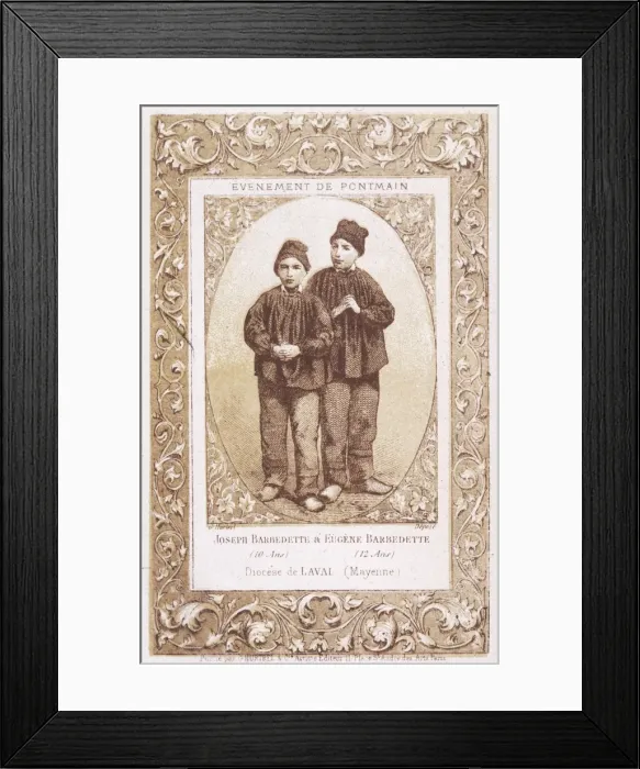 Framed Print : Pontmain Witnesses - 3 Framed Print : Pontmain Witnesses - 3