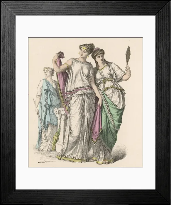 Framed Print : Greece / Aristocratic Lady Framed Print : Greece / Aristocratic Lady