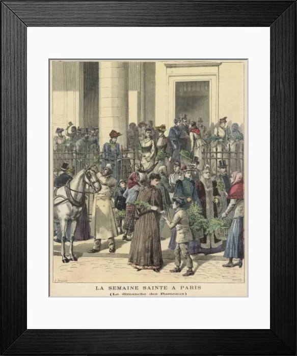 Framed Print : Palm Sunday, Paris Framed Print : Palm Sunday, Paris