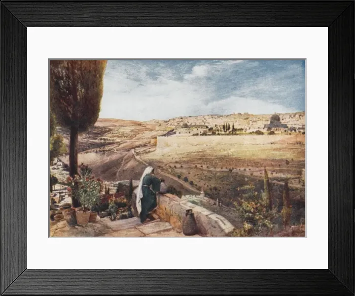 Framed Print : Jerusalem 1912 Framed Print : Jerusalem 1912