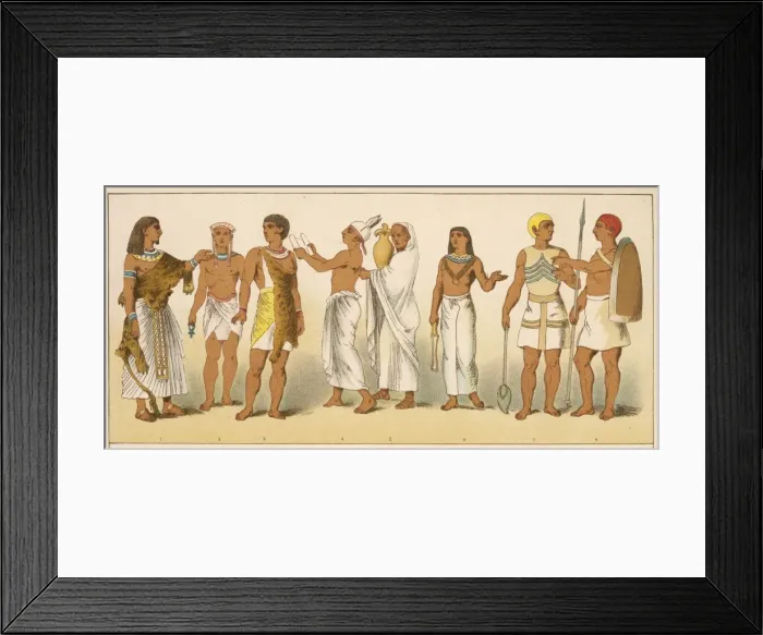 Framed Print : Egyptian Priests Framed Print : Egyptian Priests