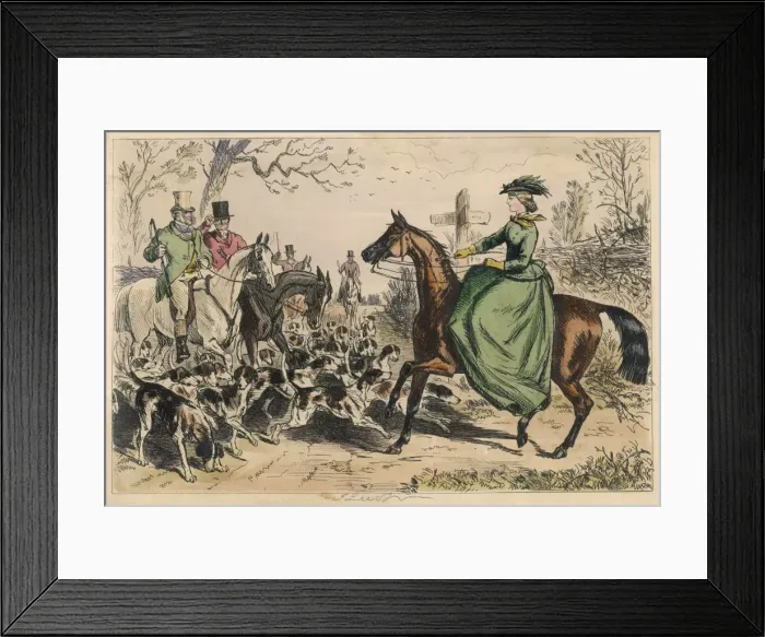 Framed Print : Fox Hunting / The Meet Framed Print : Fox Hunting / The Meet