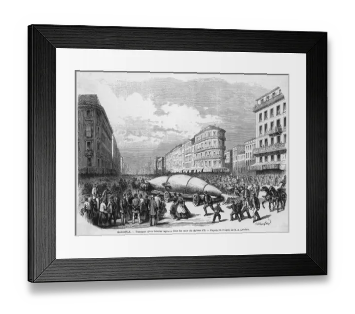 Framed Print : Whale Caught / Marseille Framed Print : Whale Caught / Marseille