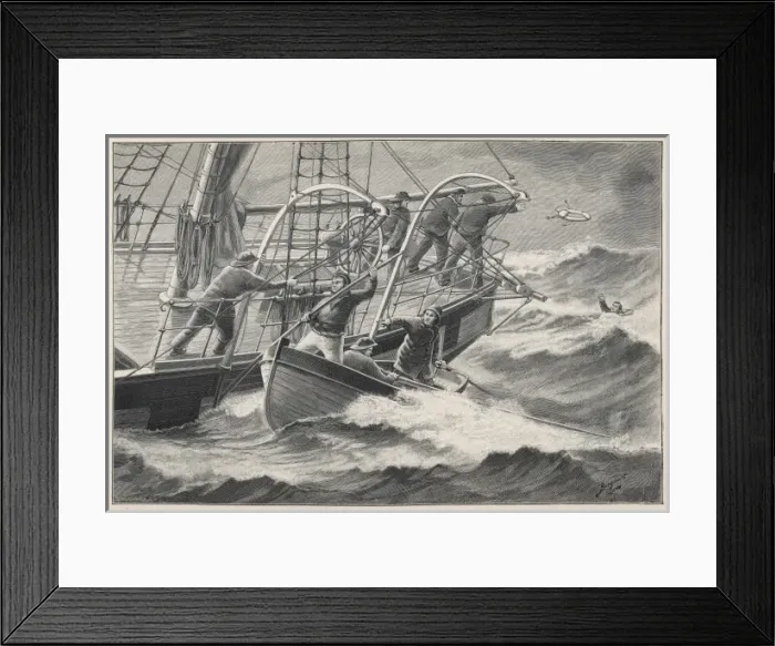 Framed Print : Man Overboard Framed Print : Man Overboard