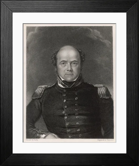 Framed Print : Sir John Franklin 3 Framed Print : Sir John Franklin 3
