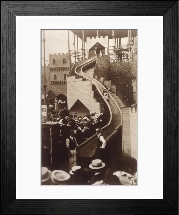 Framed Print : Slide at Sydenham, 1903 Framed Print : Slide at Sydenham, 1903