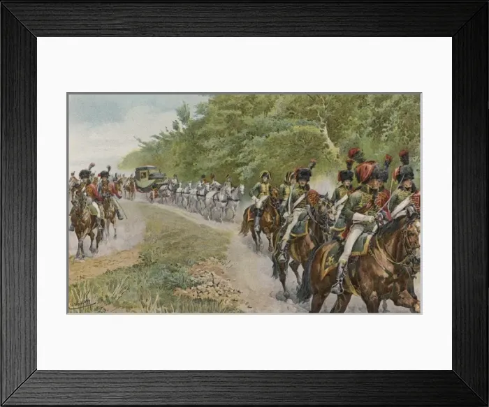 Framed Print : Napoleon Travelling Framed Print : Napoleon Travelling