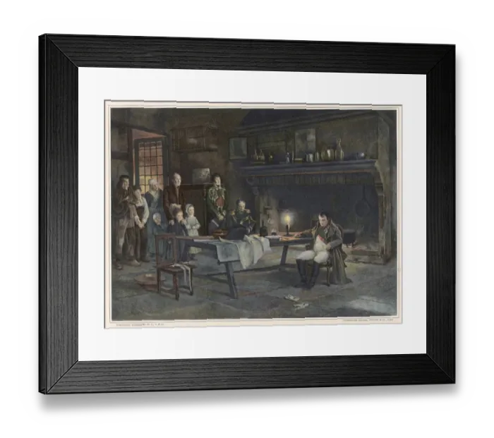 Framed Print : Napoleon after Defeat Framed Print : Napoleon after Defeat