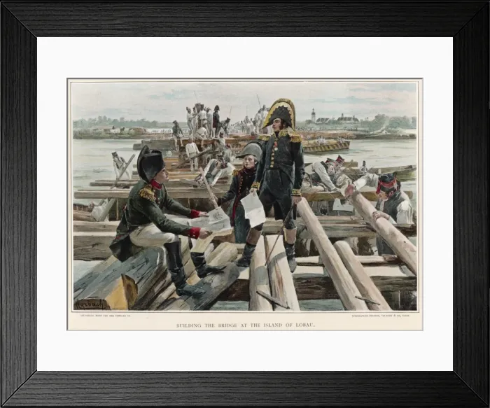 Framed Print : Prepares to Cross the Danube Framed Print : Prepares to Cross the Danube