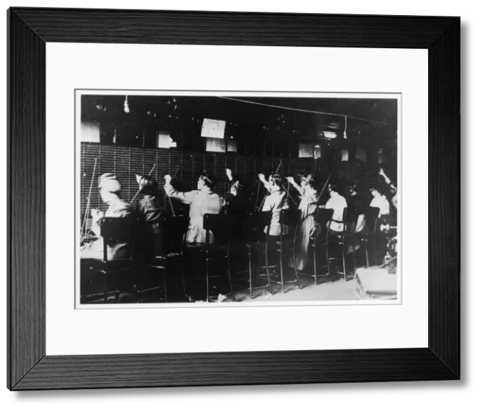Framed Print : Telephones Captured 1917 Framed Print : Telephones Captured 1917