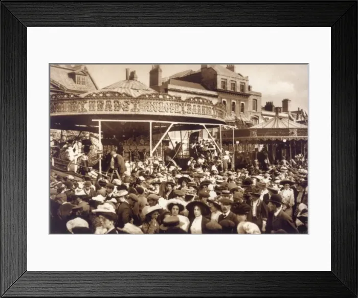 Framed Print : St Giles Fair 1909 Framed Print : St Giles Fair 1909