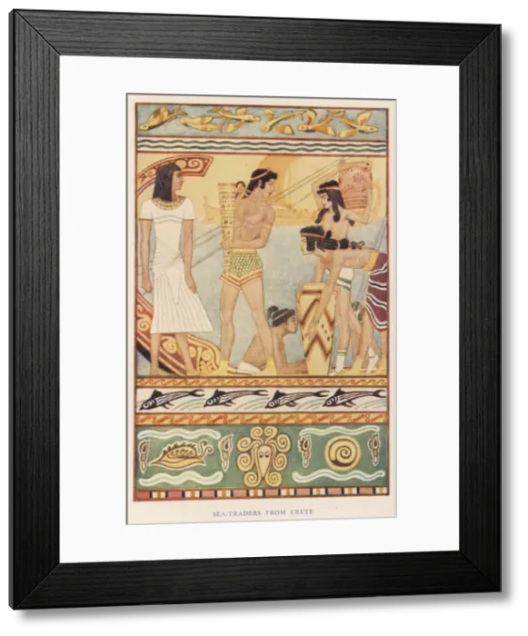 Framed Print : Ancient Greek Traders Framed Print : Ancient Greek Traders