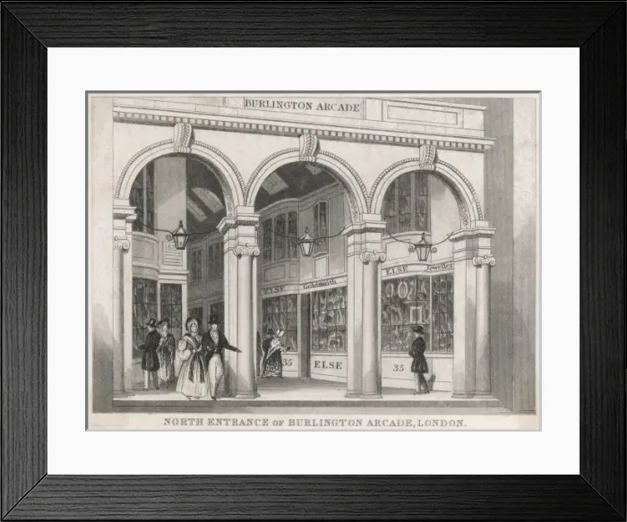 Framed Print : London / Burlington Arcade Framed Print : London / Burlington Arcade