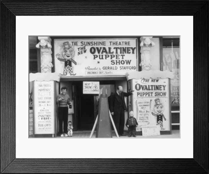 Framed Print : Ovaltiney Puppets Framed Print : Ovaltiney Puppets