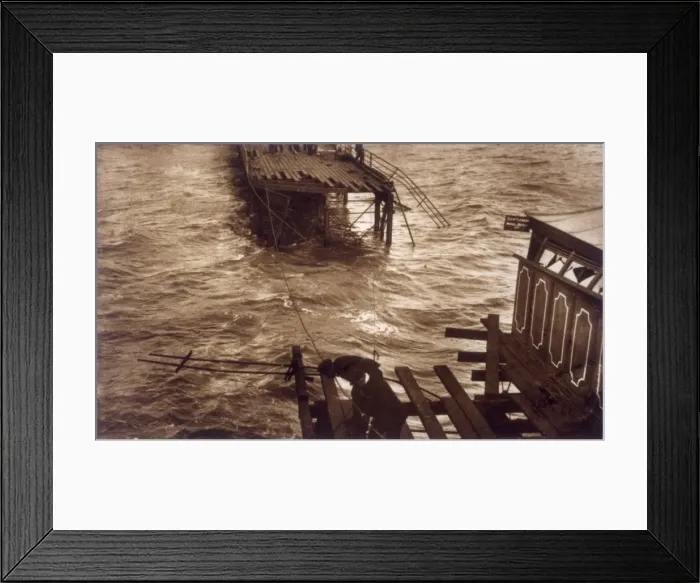 Framed Print : Southend Pier Destroyed Framed Print : Southend Pier Destroyed