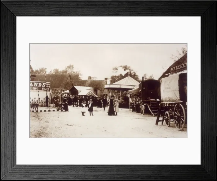 Framed Print : Fair at Aston, 1910 Framed Print : Fair at Aston, 1910