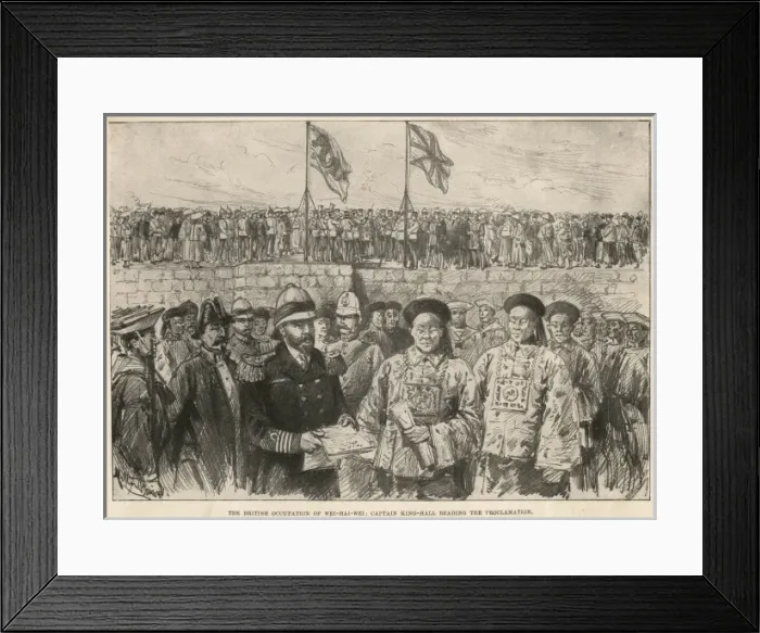 Framed Print : British in Wei-Hai-Wei Framed Print : British in Wei-Hai-Wei