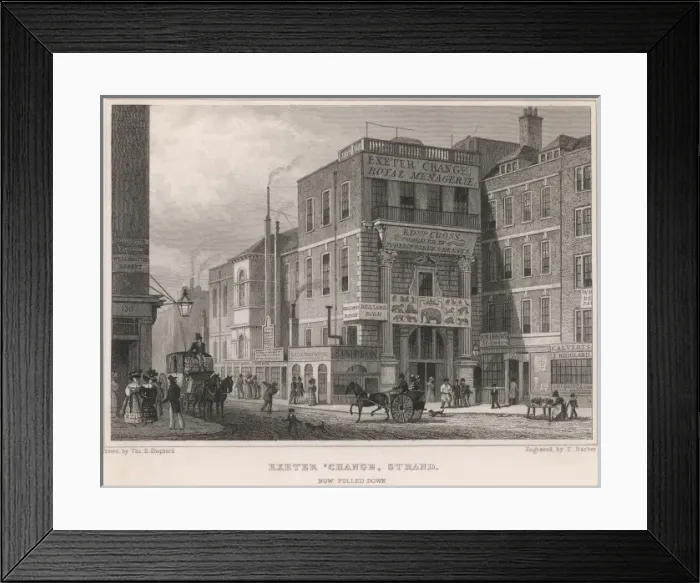 Framed Print : England / London / Strand Framed Print : England / London / Strand
