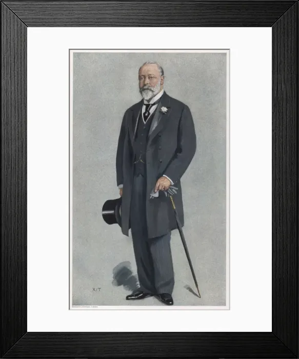 Framed Print : Edward Vii / Vfair 1910 Framed Print : Edward Vii / Vfair 1910