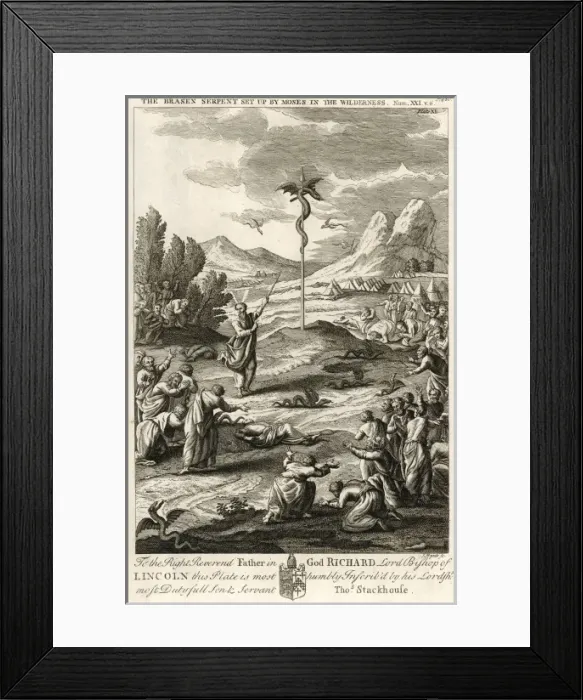 Framed Print : Brazen Serpent Framed Print : Brazen Serpent