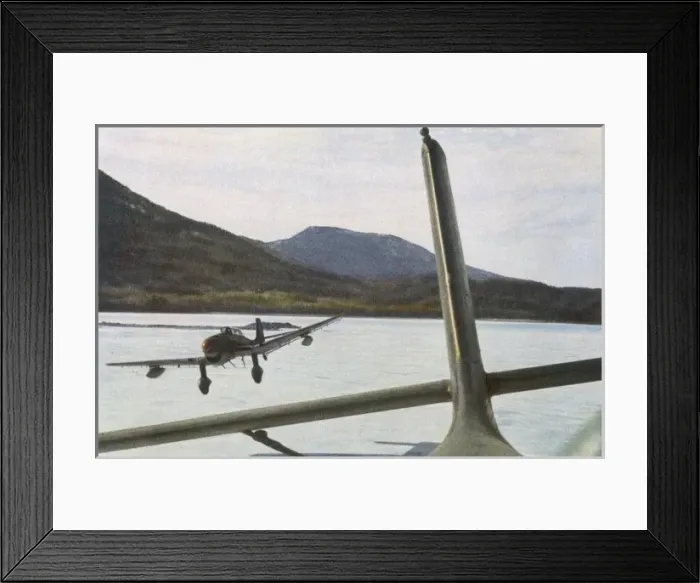 Framed Print : Stukas over Norway Framed Print : Stukas over Norway