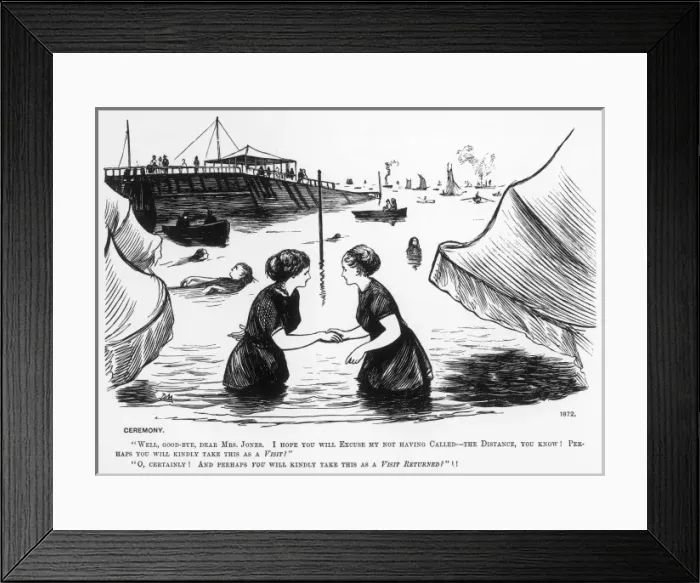 Framed Print : Polite Paddlers Framed Print : Polite Paddlers
