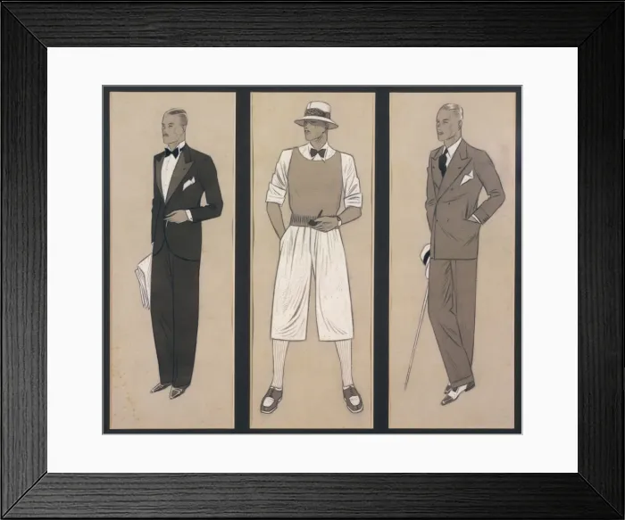 Framed Print : Dryden / Menswear / 202 Framed Print : Dryden / Menswear / 202