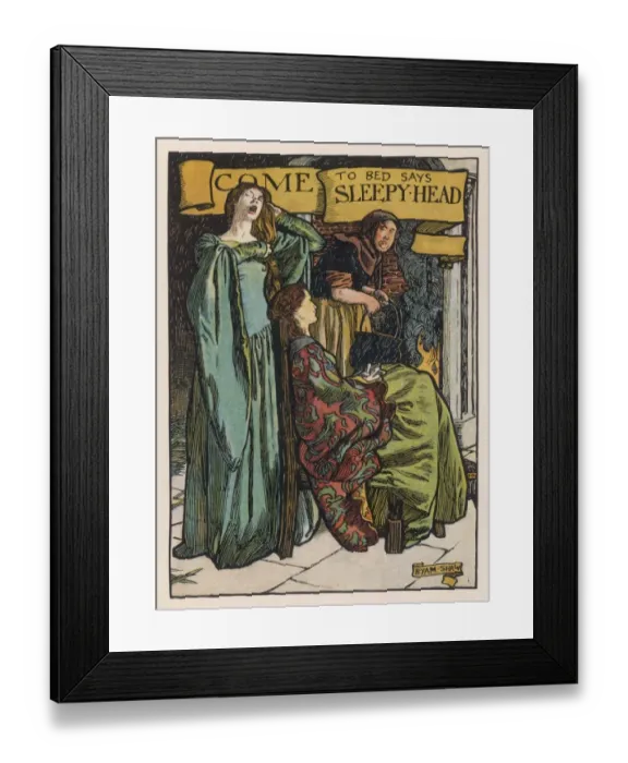 Framed Print : Come to Bed Says Sleepy Framed Print : Come to Bed Says Sleepy