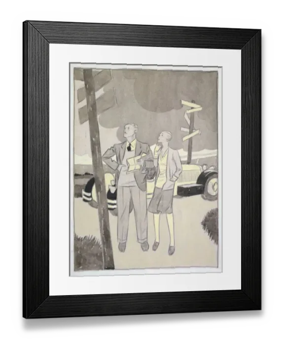 Framed Print : Lost at Crossroads / 158 Framed Print : Lost at Crossroads / 158