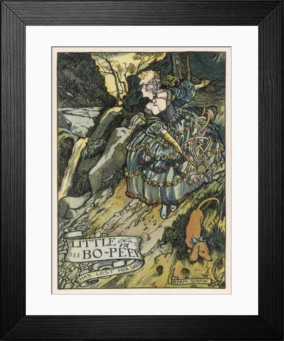 Framed Print : Little Bo Peep Framed Print : Little Bo Peep