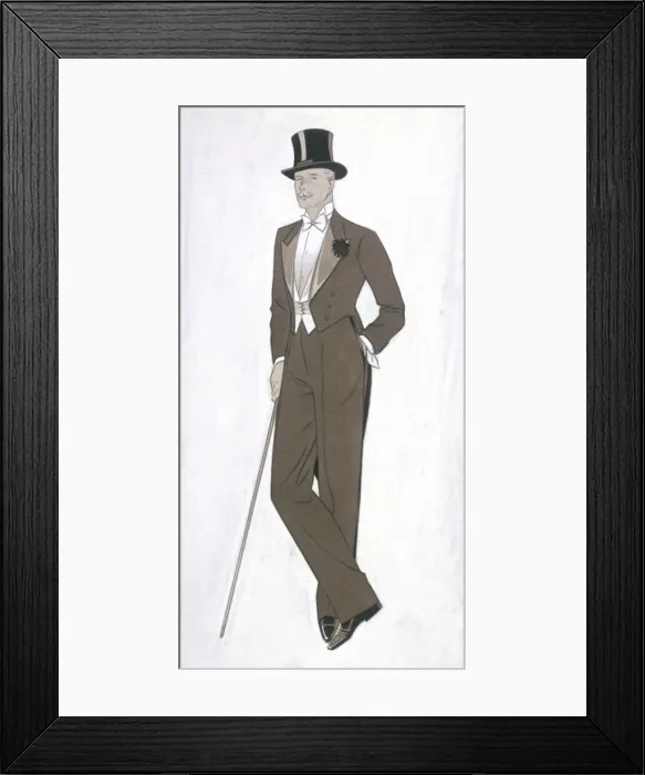 Framed Print : Dryden / Menswear / 195 Framed Print : Dryden / Menswear / 195